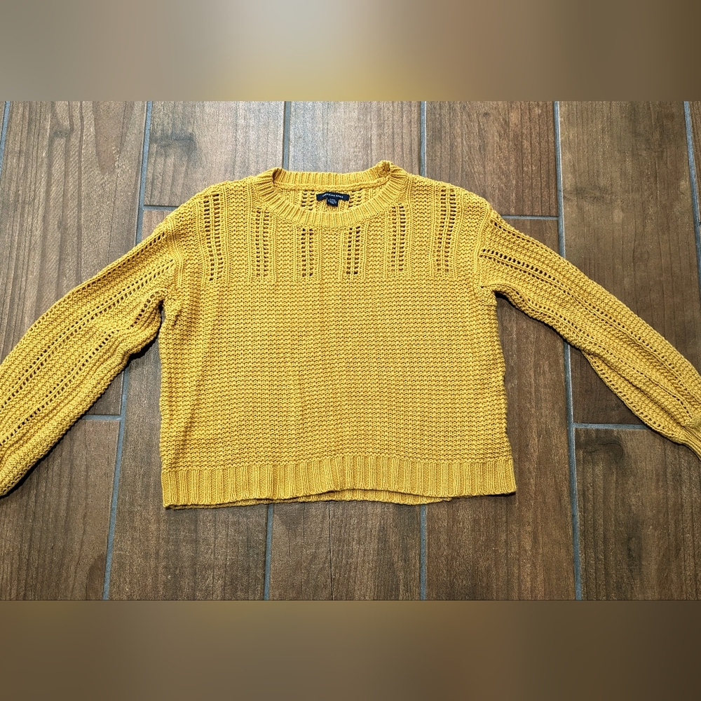 American Eagle cropped knit sweater